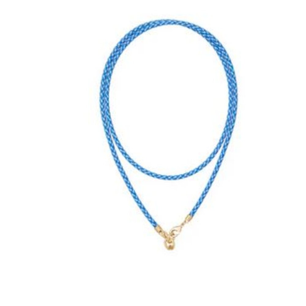ROXANNE ASSOULIN Happy Cord Charm Long Necklace Denim Without Charm firm price